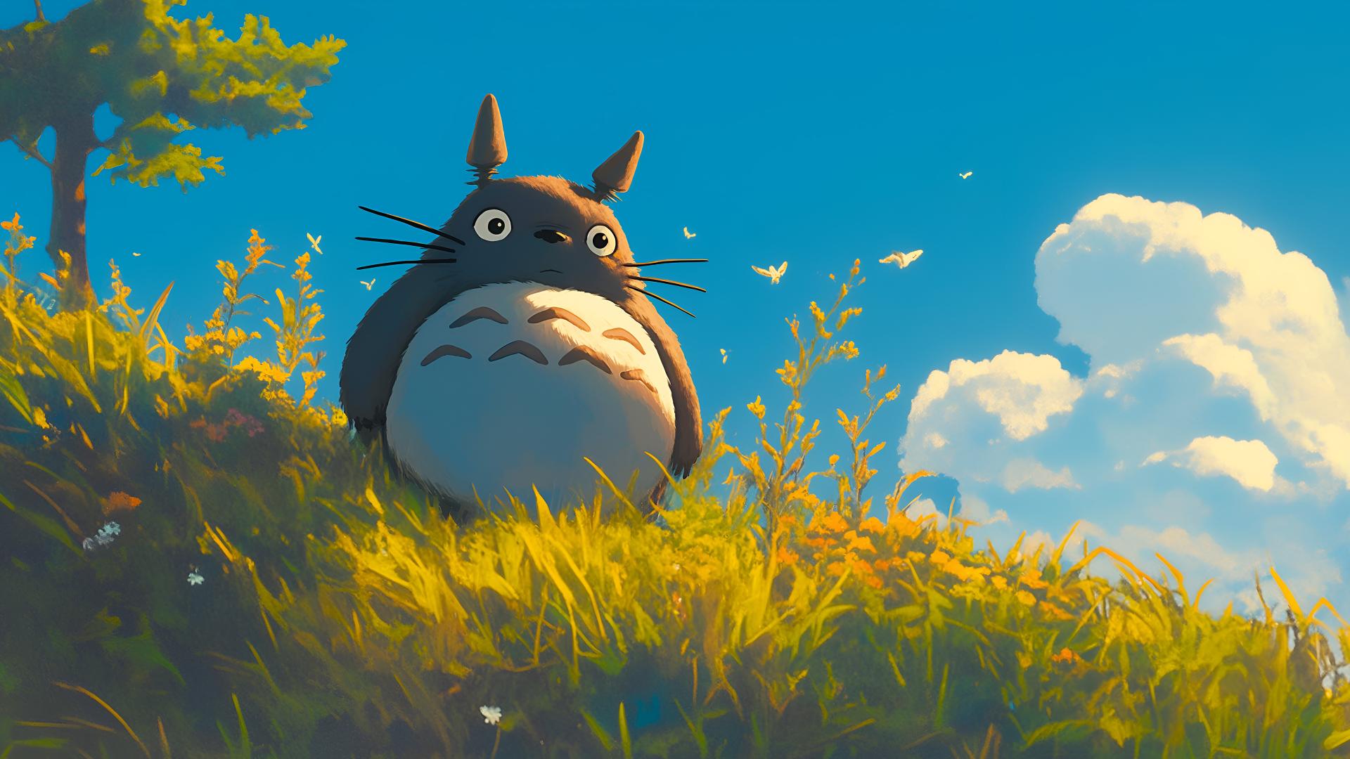 Download Totoro Studio Ghibli Scenery Desktop Wallpaper 4k