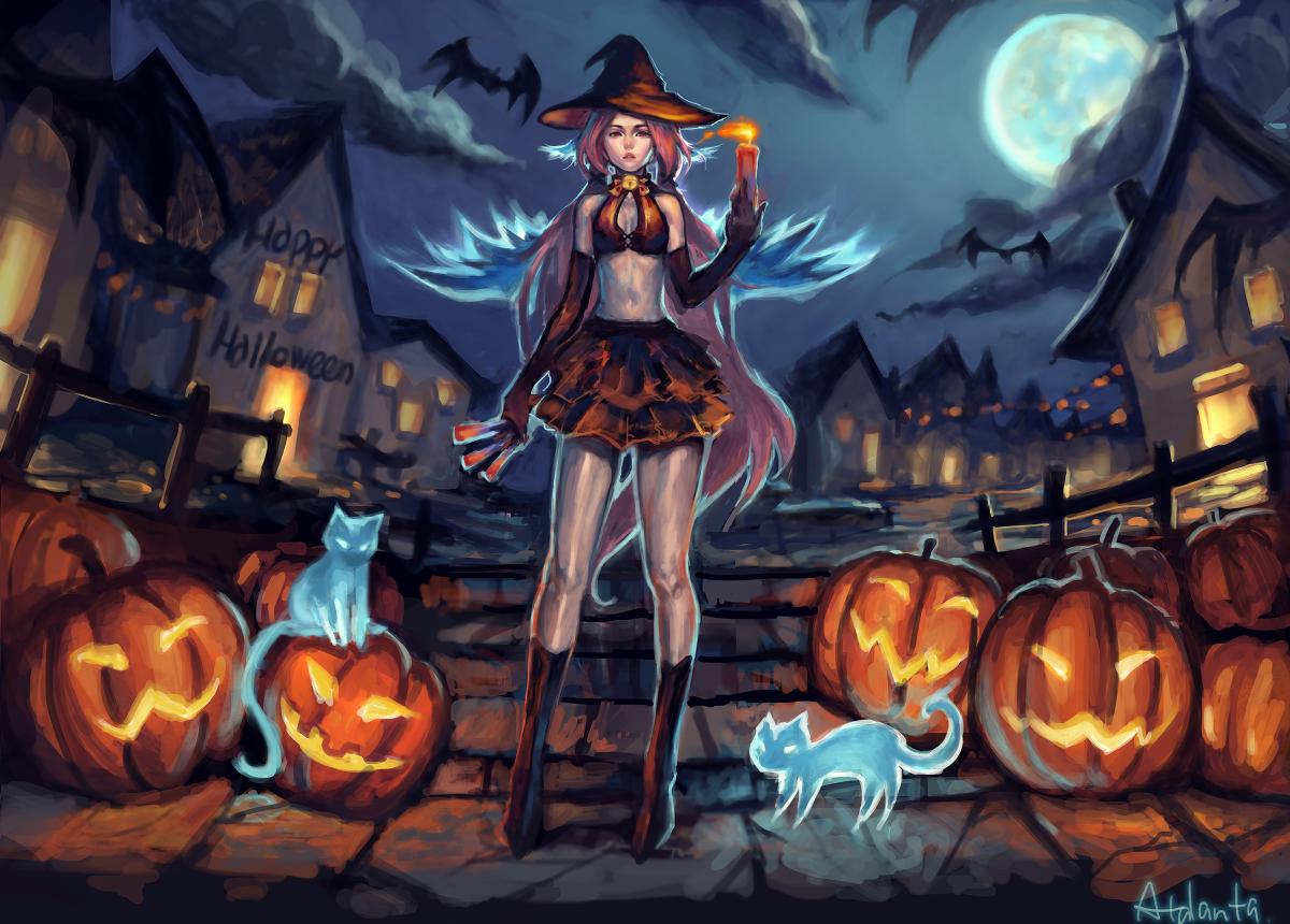 Download Pumpkin Halloween Painting Fictional Character