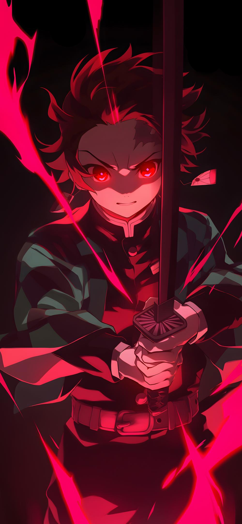 Download Tanjiro Demon Slayer Glowing Eyes