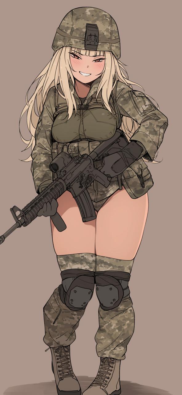 Download Call Of Duty Cute Female Soldier Brown