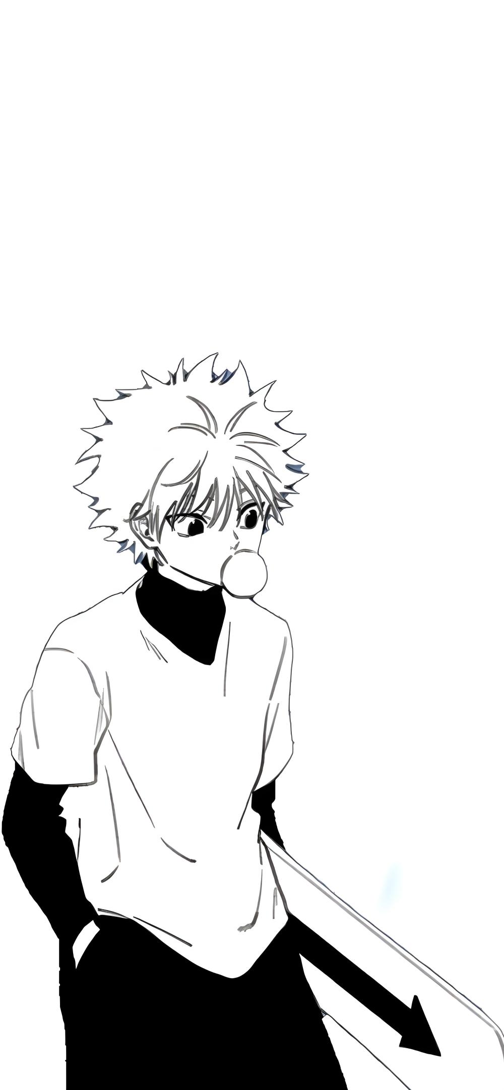 Download Hunter X Hunter Killua Black And White