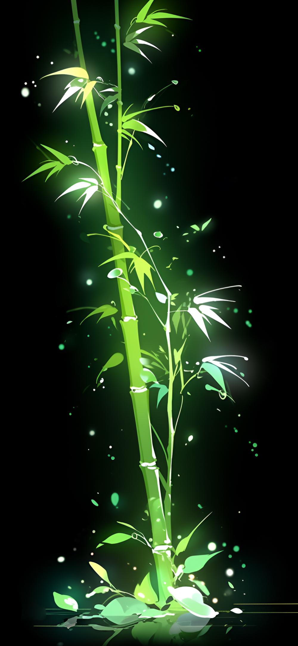 Download Glowing Bamboo Art