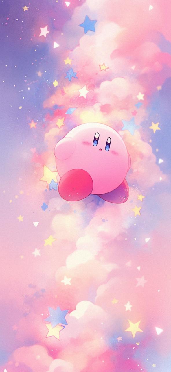 Download Kirby Among Stars Aesthetic