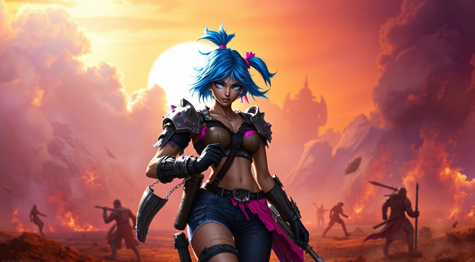 Download Realistic Jinx Walking Into Battle