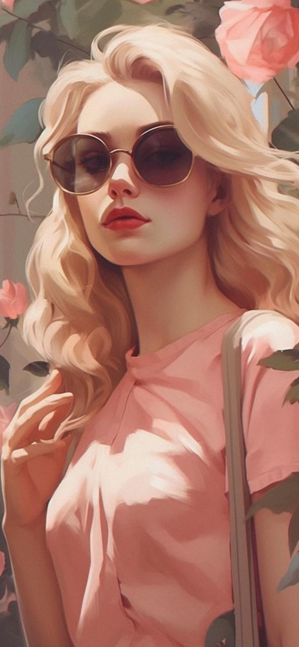 Download Blond Preppy Girl Art