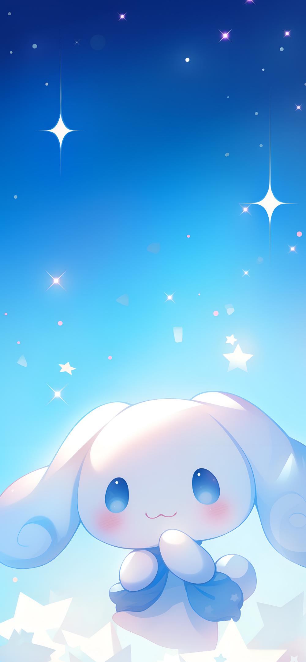 Download Cinnamoroll Cute Blue Aesthetic Wallpaper