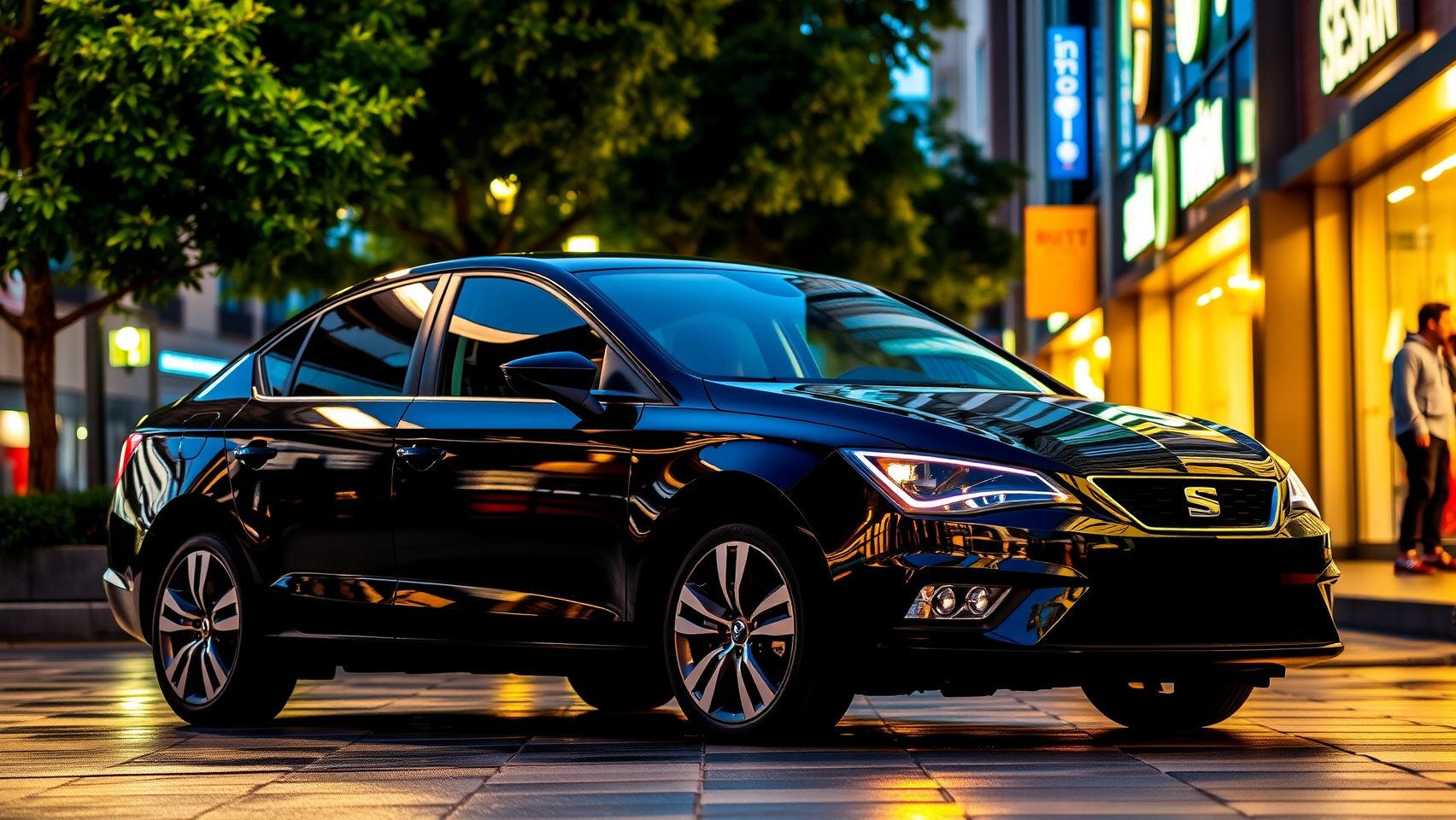 Download Seat Toledo 2019 Sedan Black Color