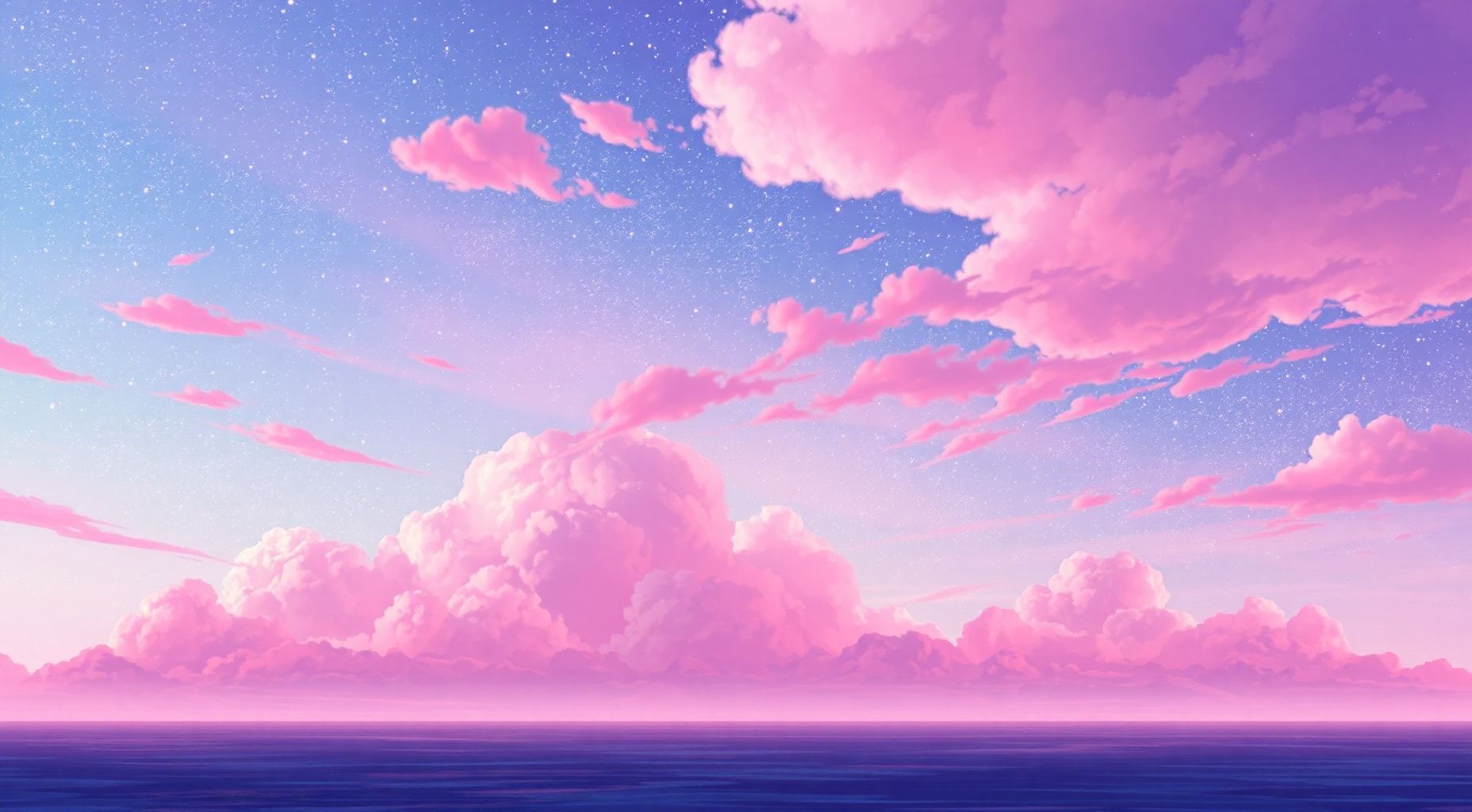 Download Starry Pink Clouds 4k Wallpaper Makoto