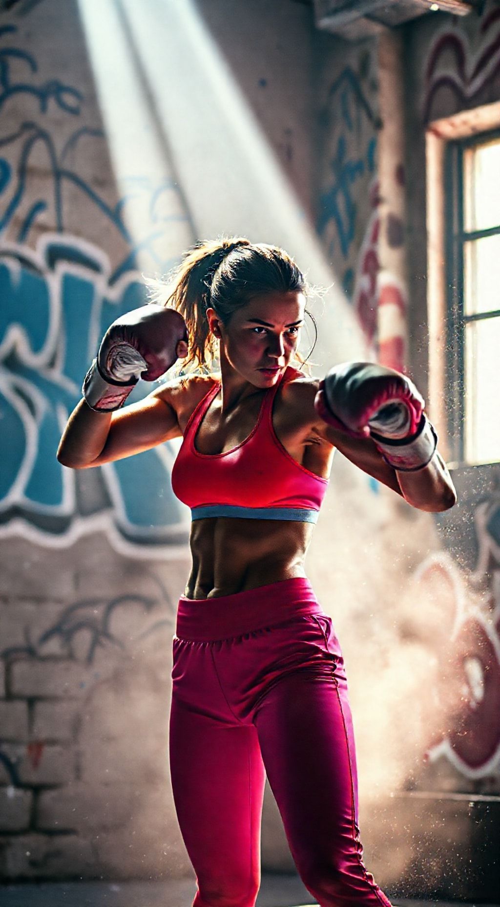 Download Strong Girl Boxing Wallpaper