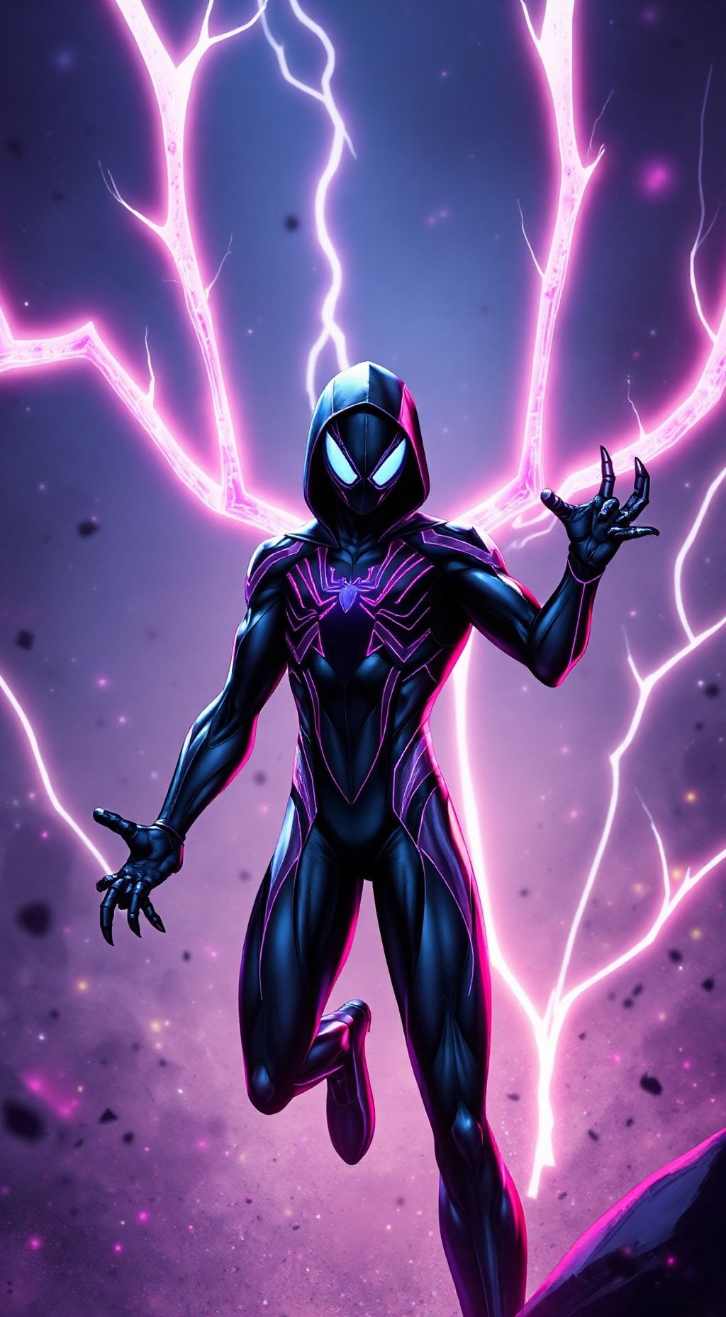 Download Stunning Spidergwen Dark Amoled