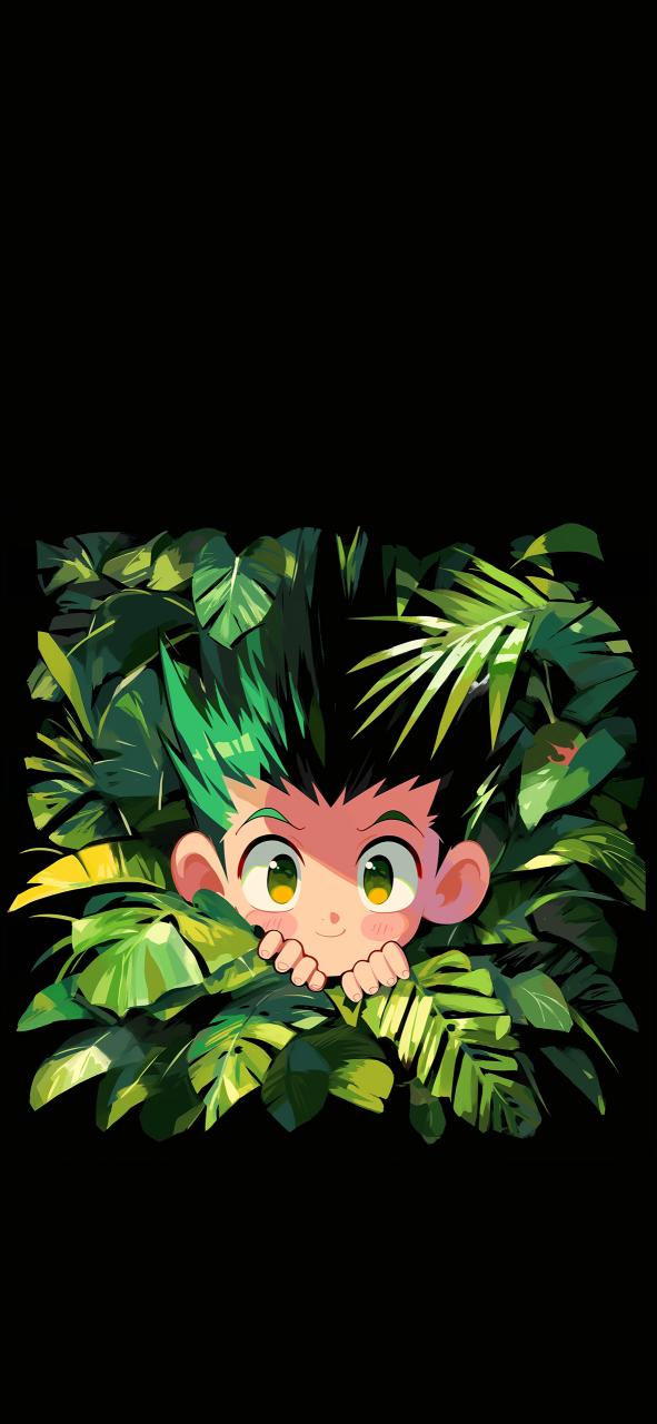 Download Hxh Gon Freecss Tropical Leaves 2