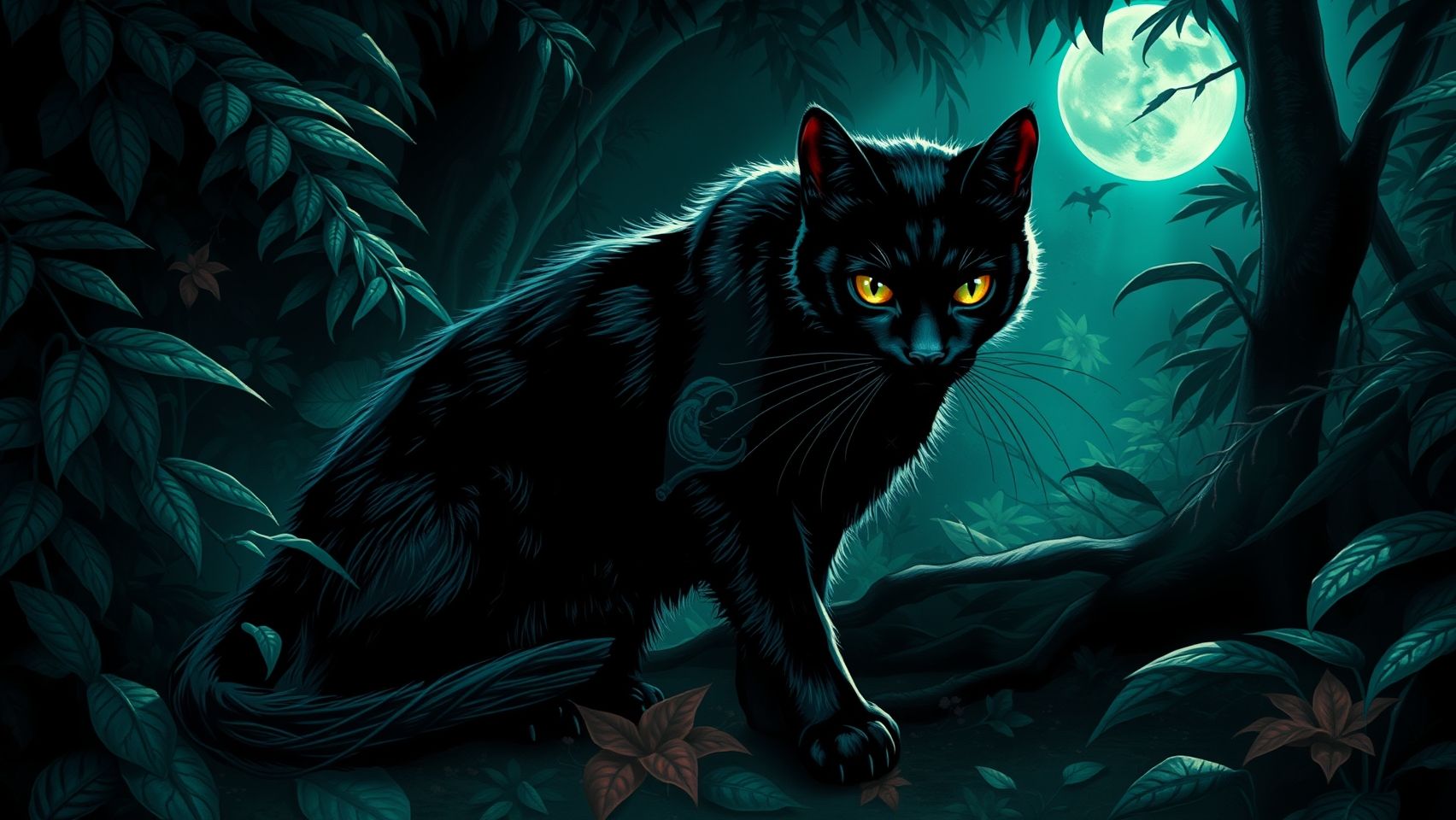 Download The Art Of Black Cat In