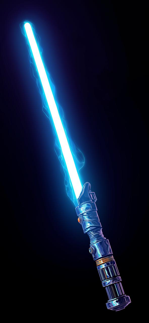 Download Blue Lightsaber Black