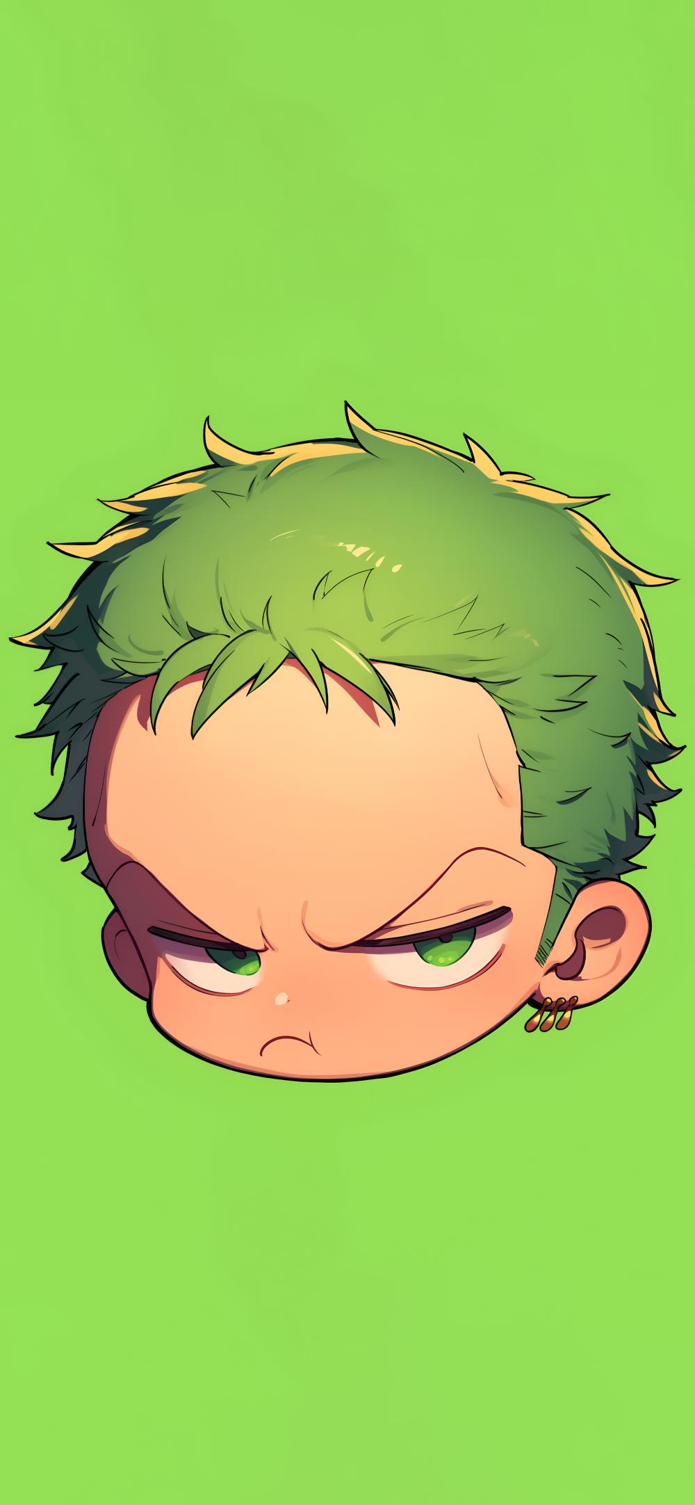 Download Zoro Chibi Head