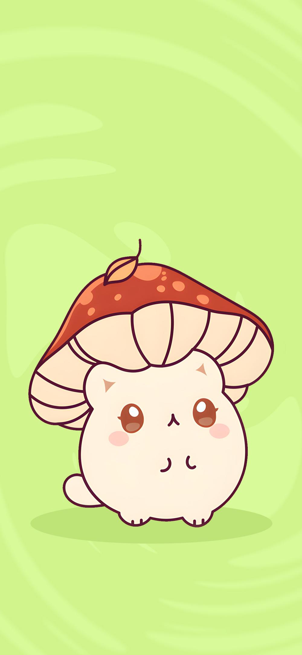 Download Cute Kitty Mushroom Hd