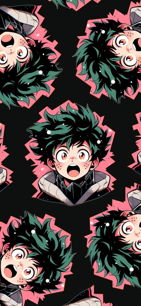 Download Mha Surprised Deku Black