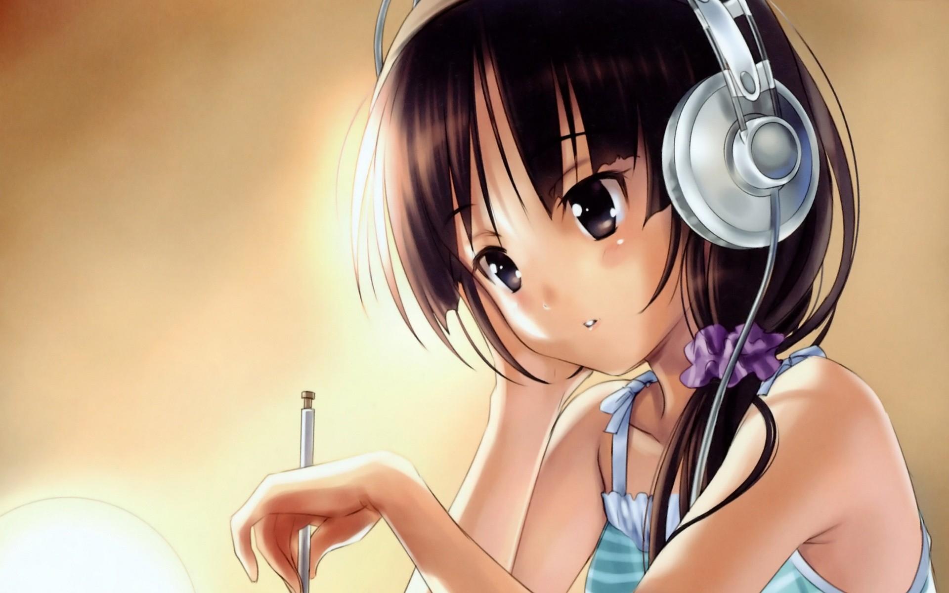 Download Brown Haired Girl Character Wallpaper