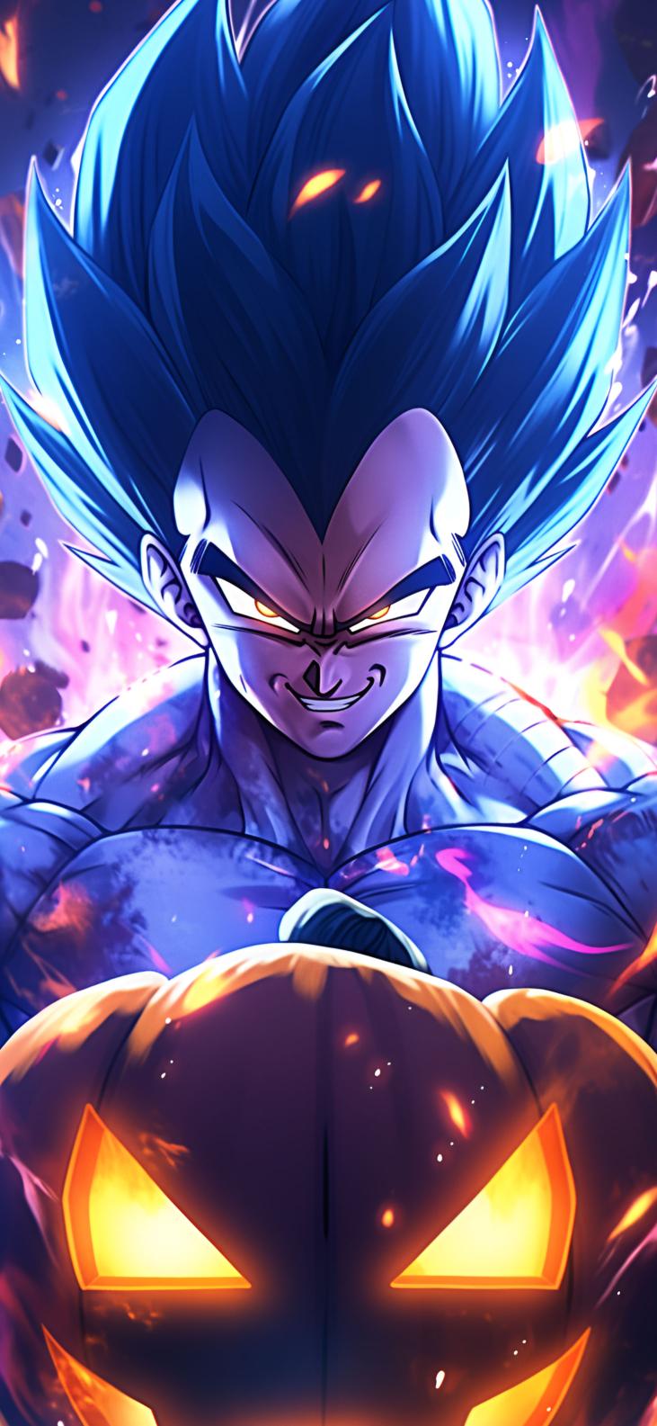 Download Vegeta Jack O Lantern Halloween