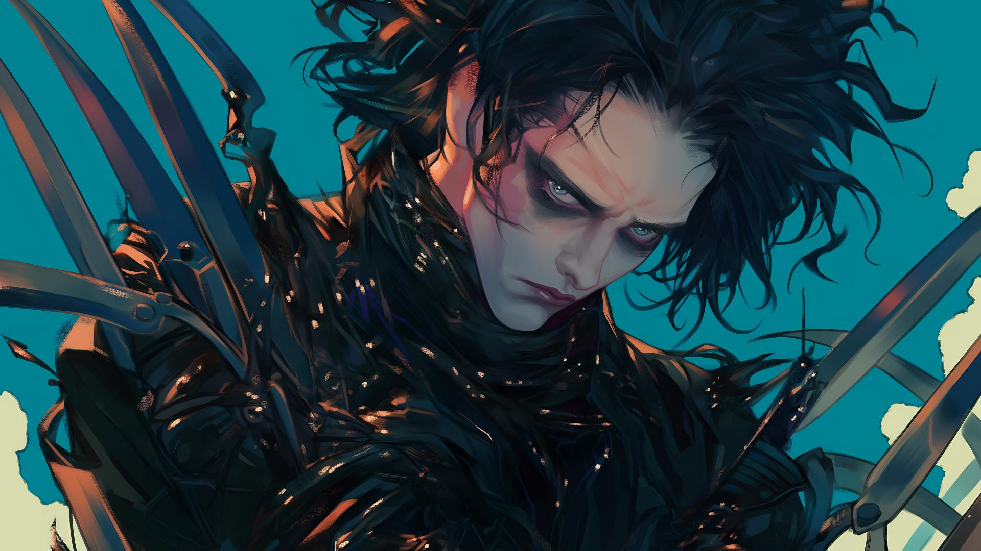 Download Edward Scissorhands Moody Gaze Desktop Wa