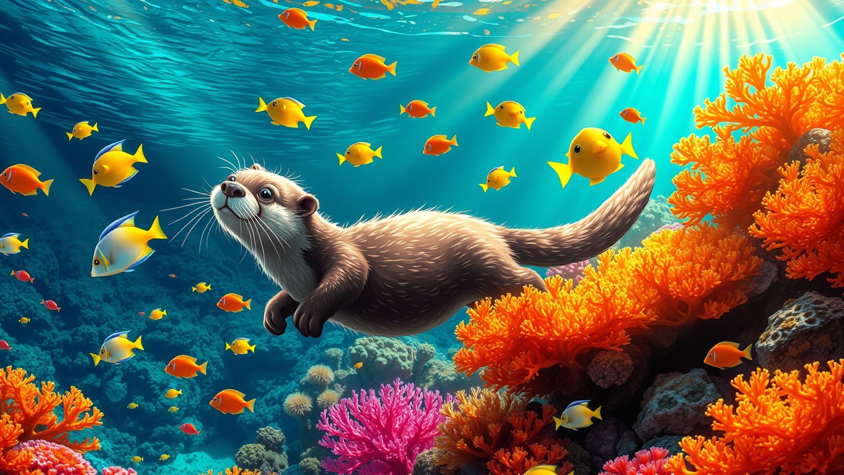 Download Underwater Furry