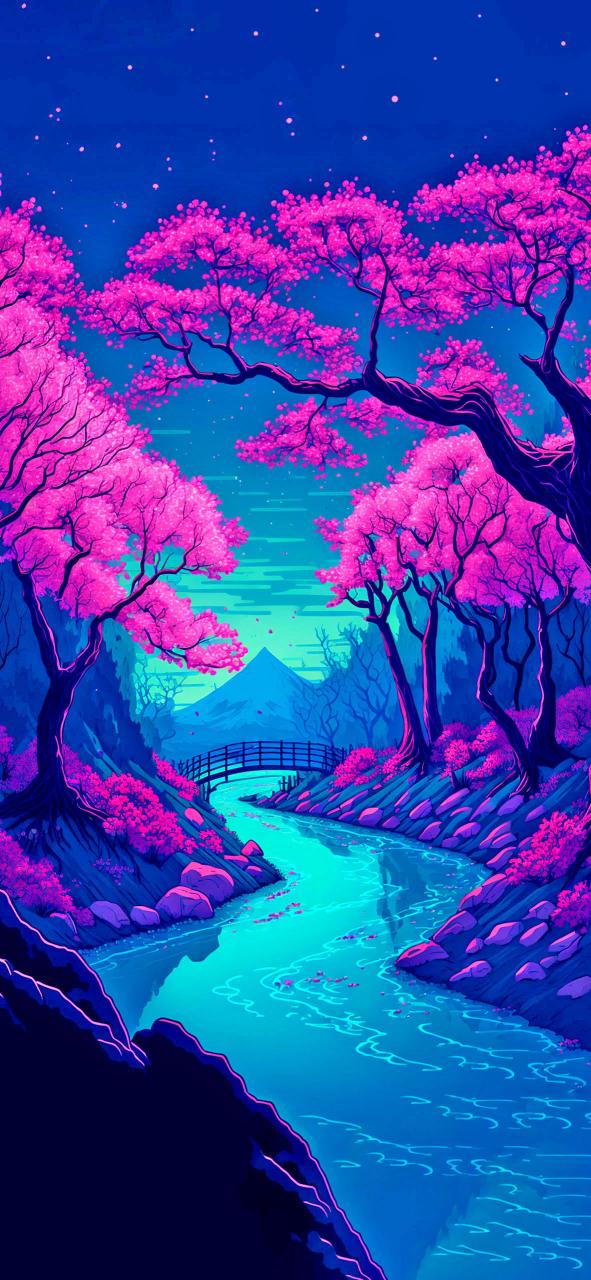 Download Sakura Forest River Art 2