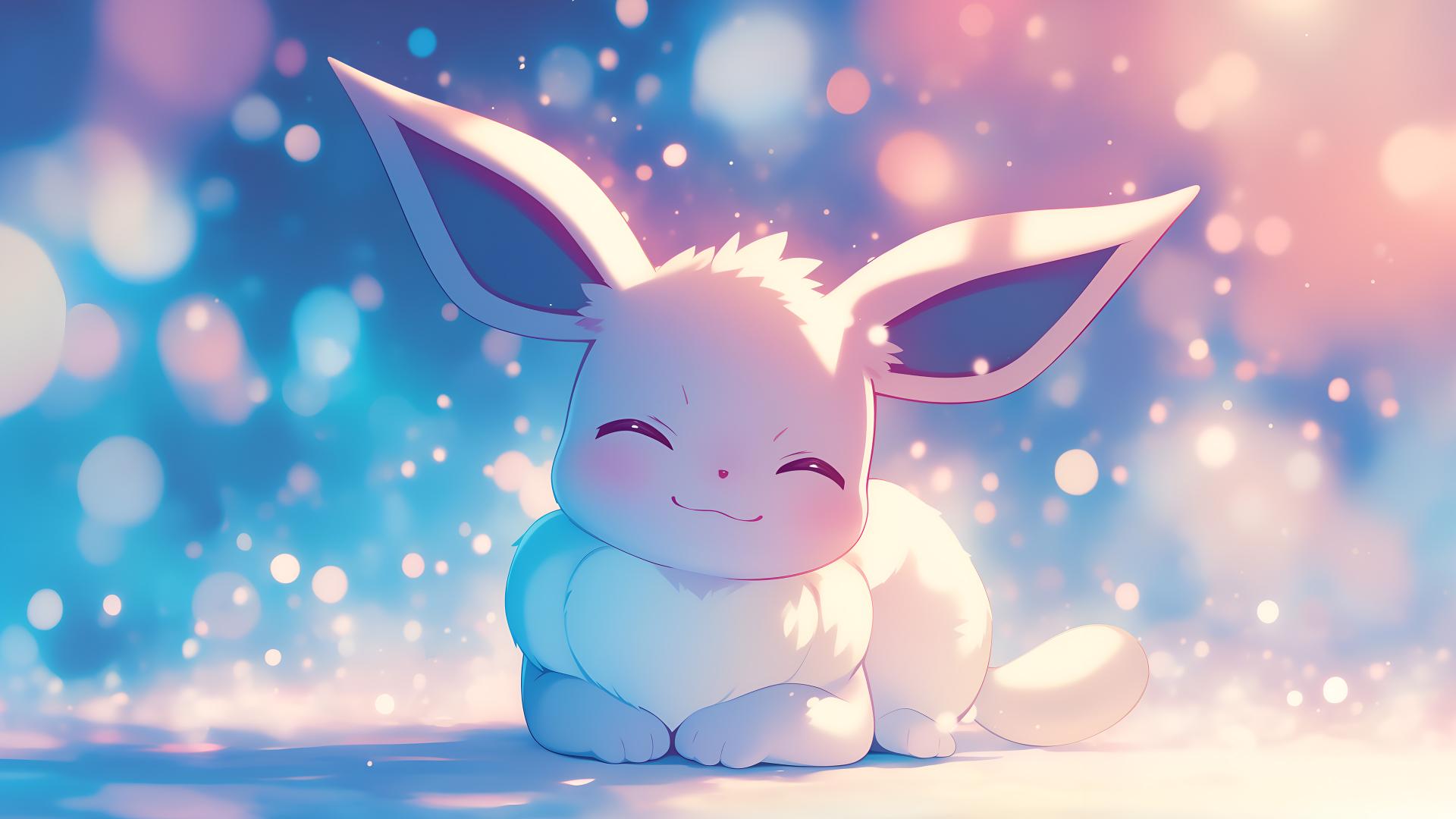 Download Pokemon Eevee Kawaii Bokeh Pc Bac