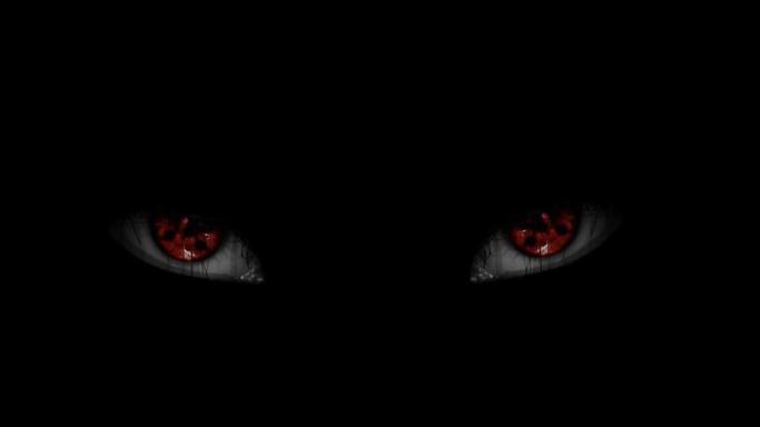 Download anime black background eyes