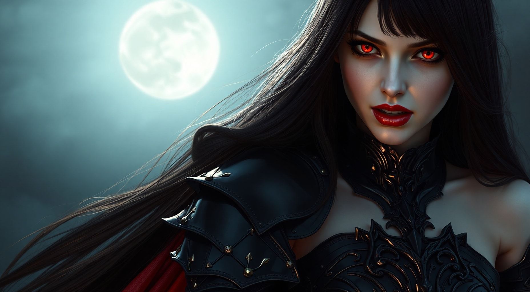 Download Vampire Girl Beautiful Gorgeous Full Lips