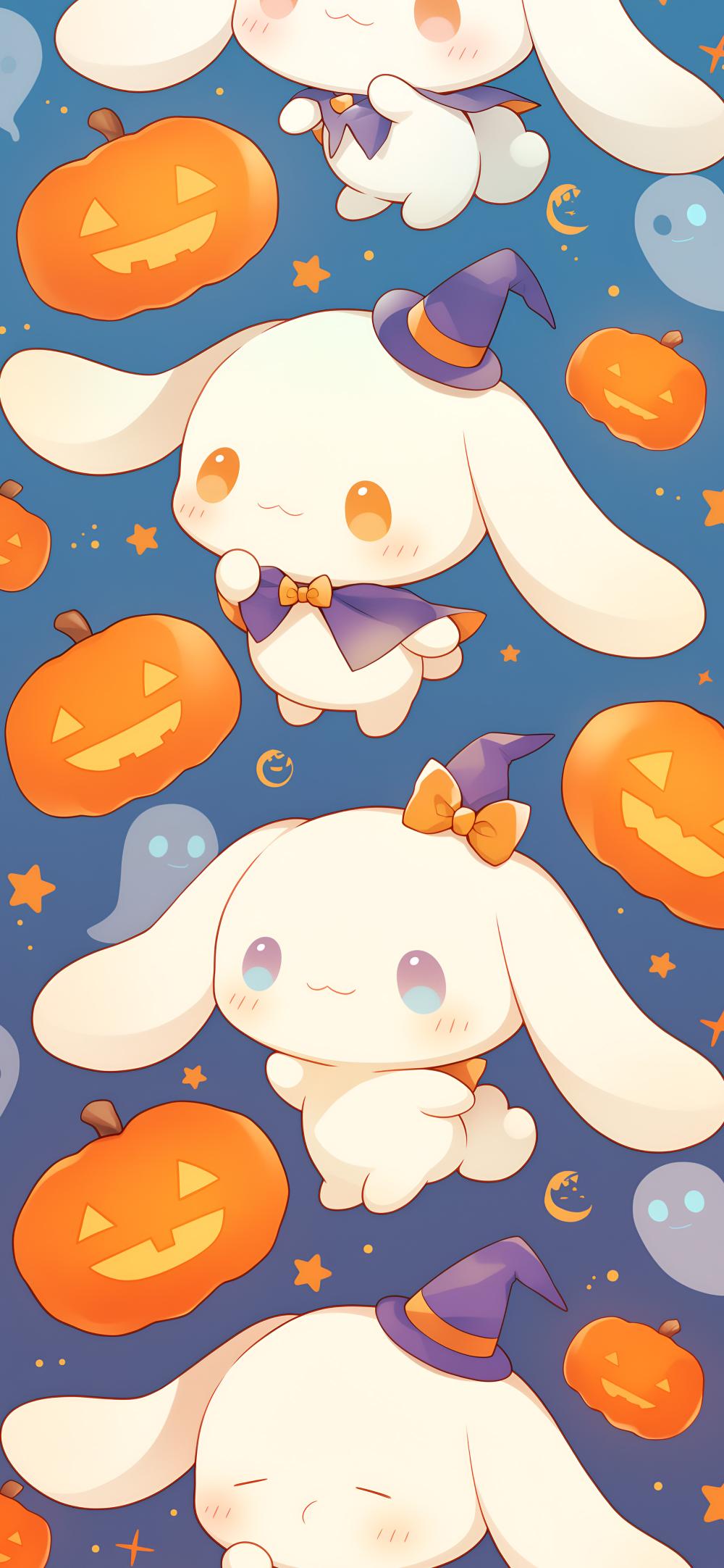 Download Cinnamoroll Halloween Magic Night