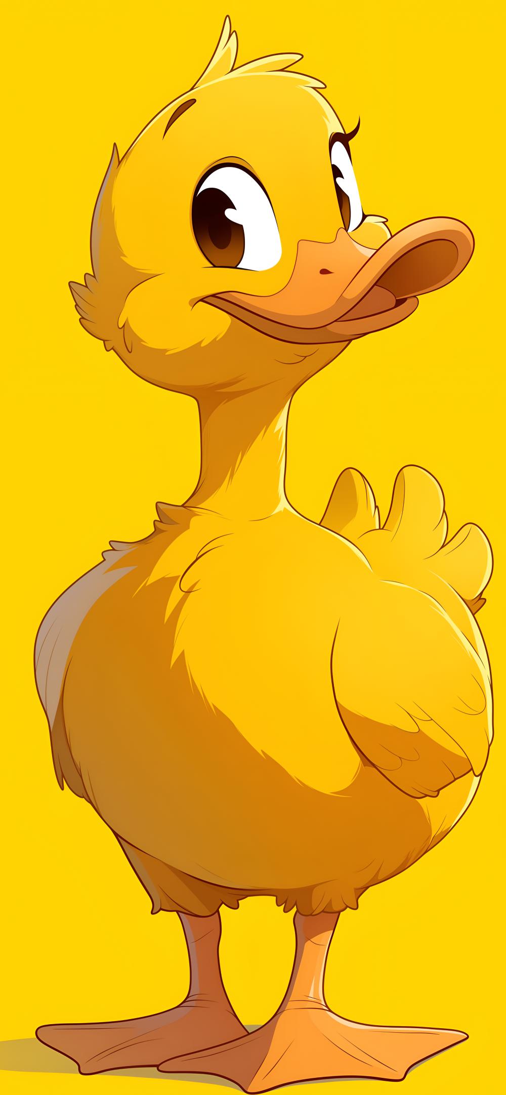 Download Adorable Duck Yellow