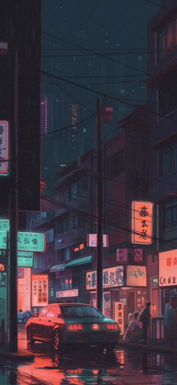 Download Night Tokyo Street