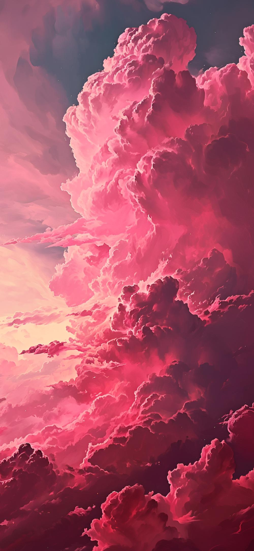 Download Ethereal Pink Clouds