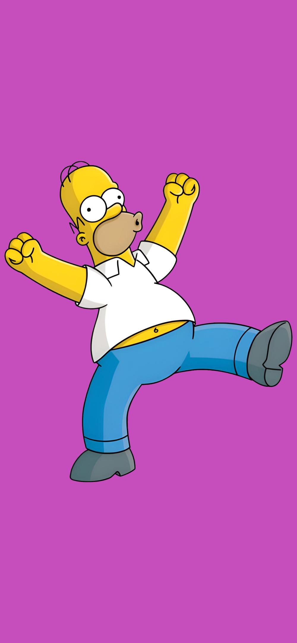 Download Mobile Homer Simpson Happy Jump