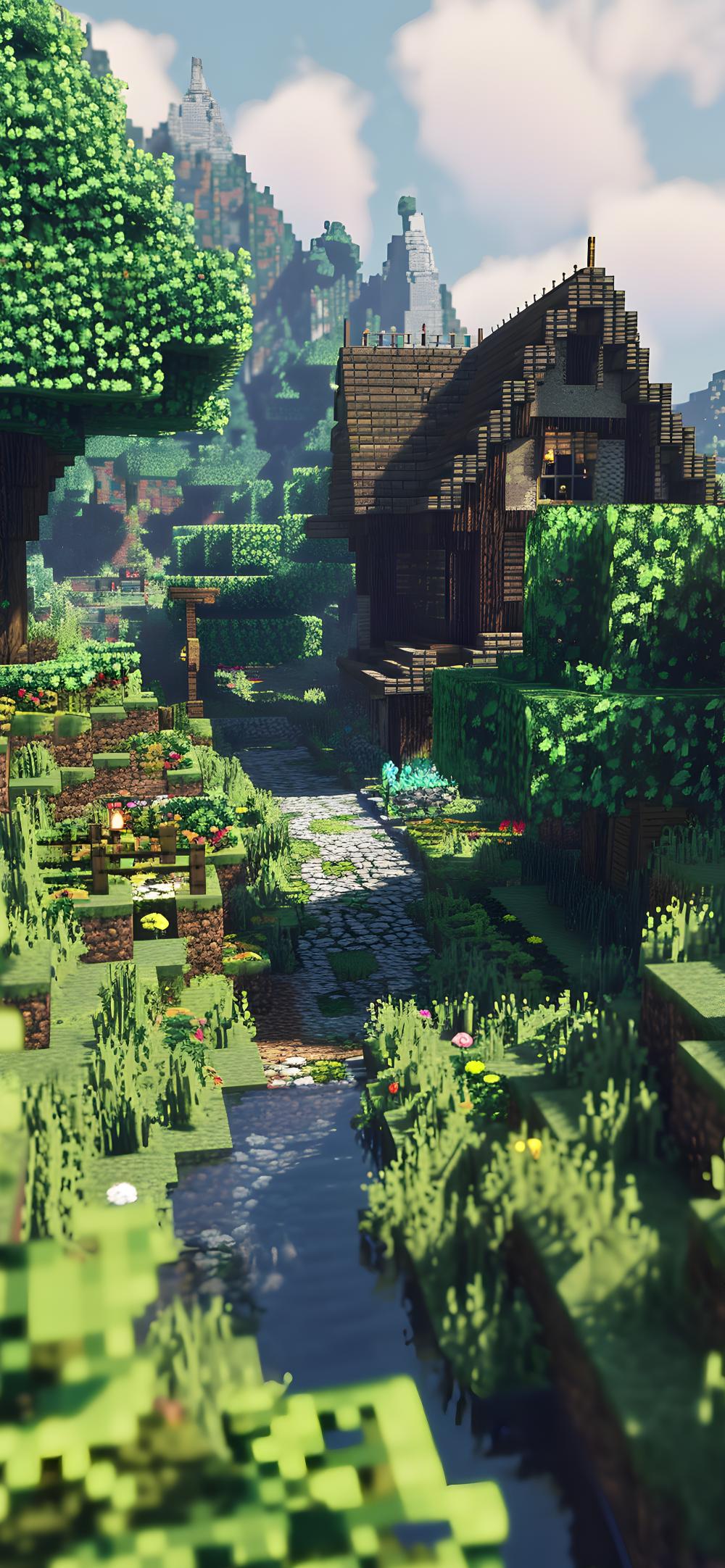 Download Aesthetic Minecraft Village