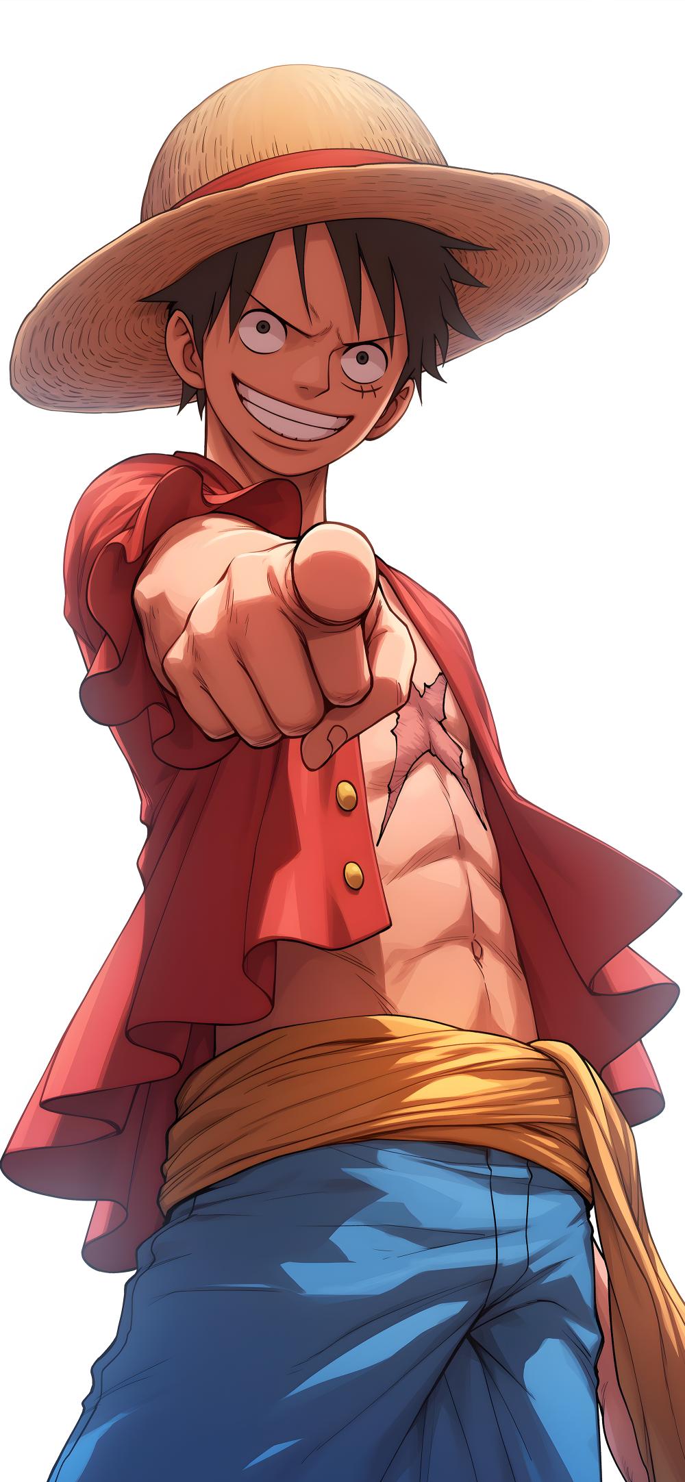 Download Luffy One Piece Pointing