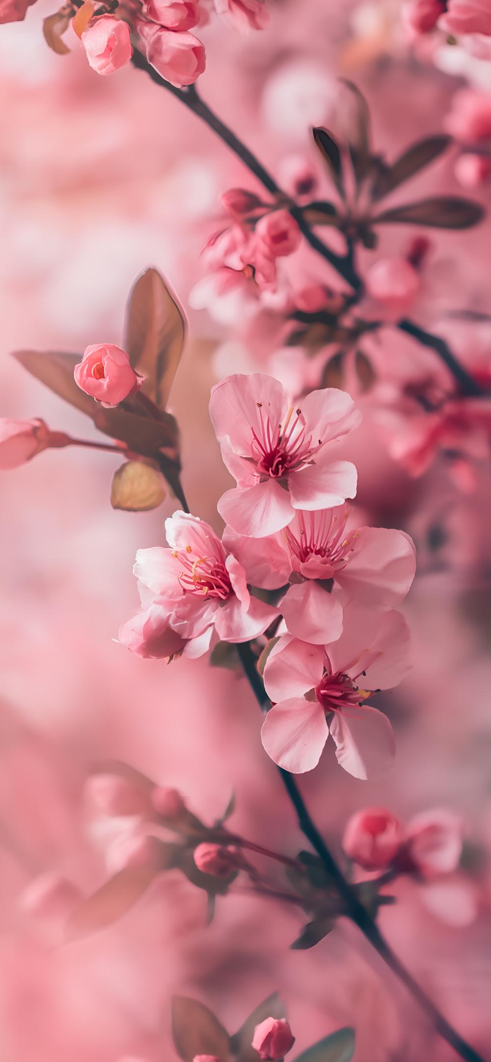 Download Romantic Pink Blossoms