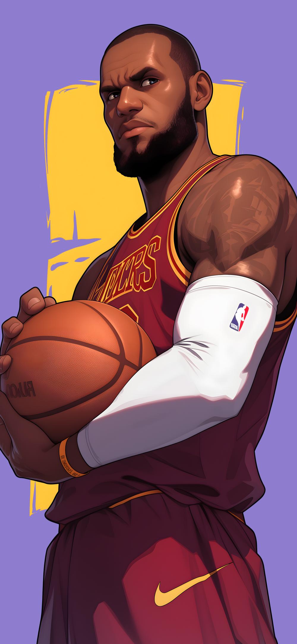 Download Lebron James Basketball