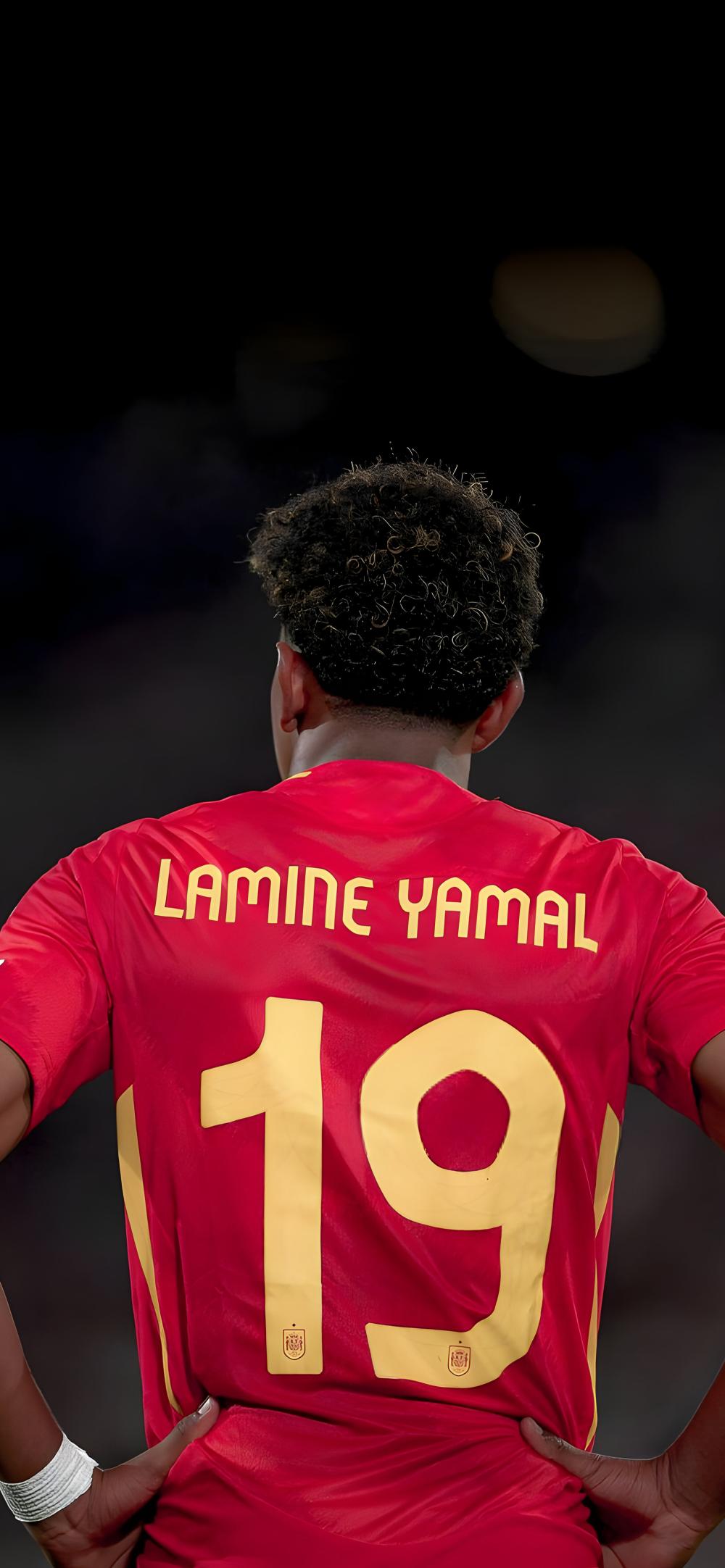 Download Lamine Yamal Backview Football