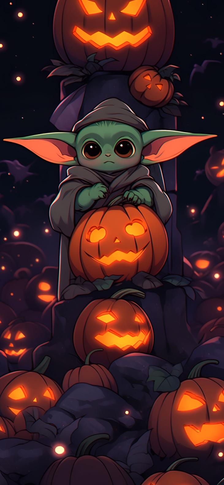 Download Baby Yoda Jack O Lanterns Halloween