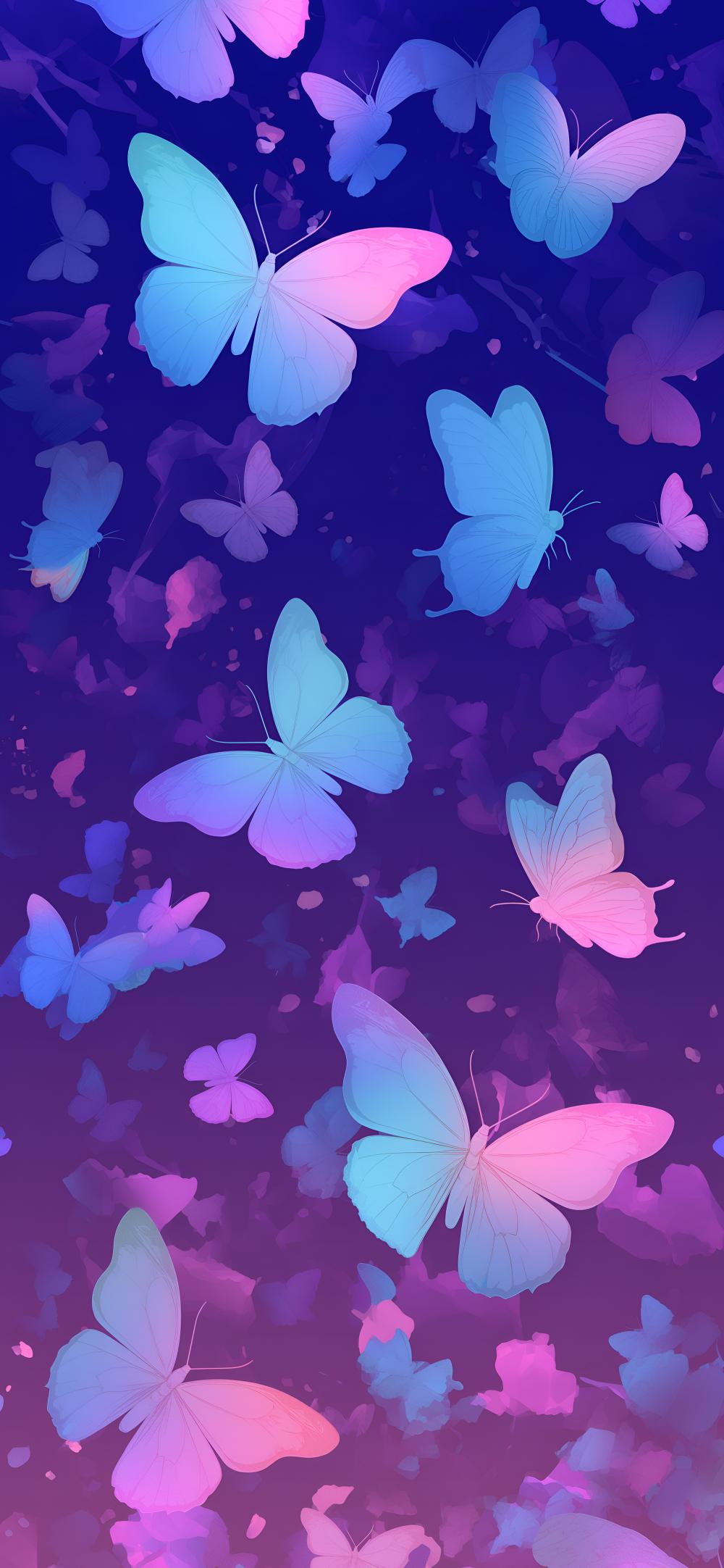 Download Butterfly Aesthetic Holographic