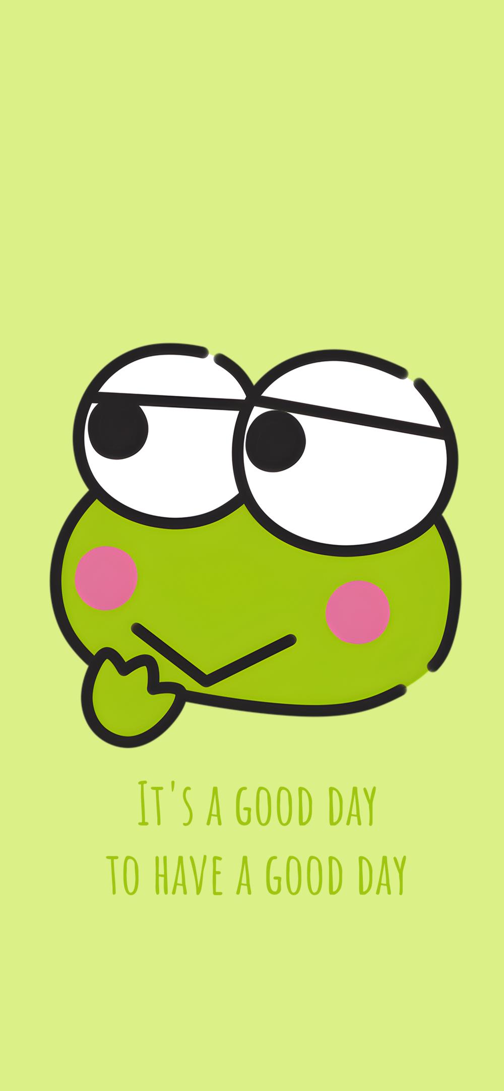 Download Keroppi Good Day Green