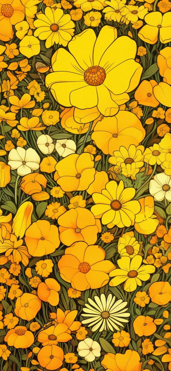 Download Yellow Flowers Aesthetic