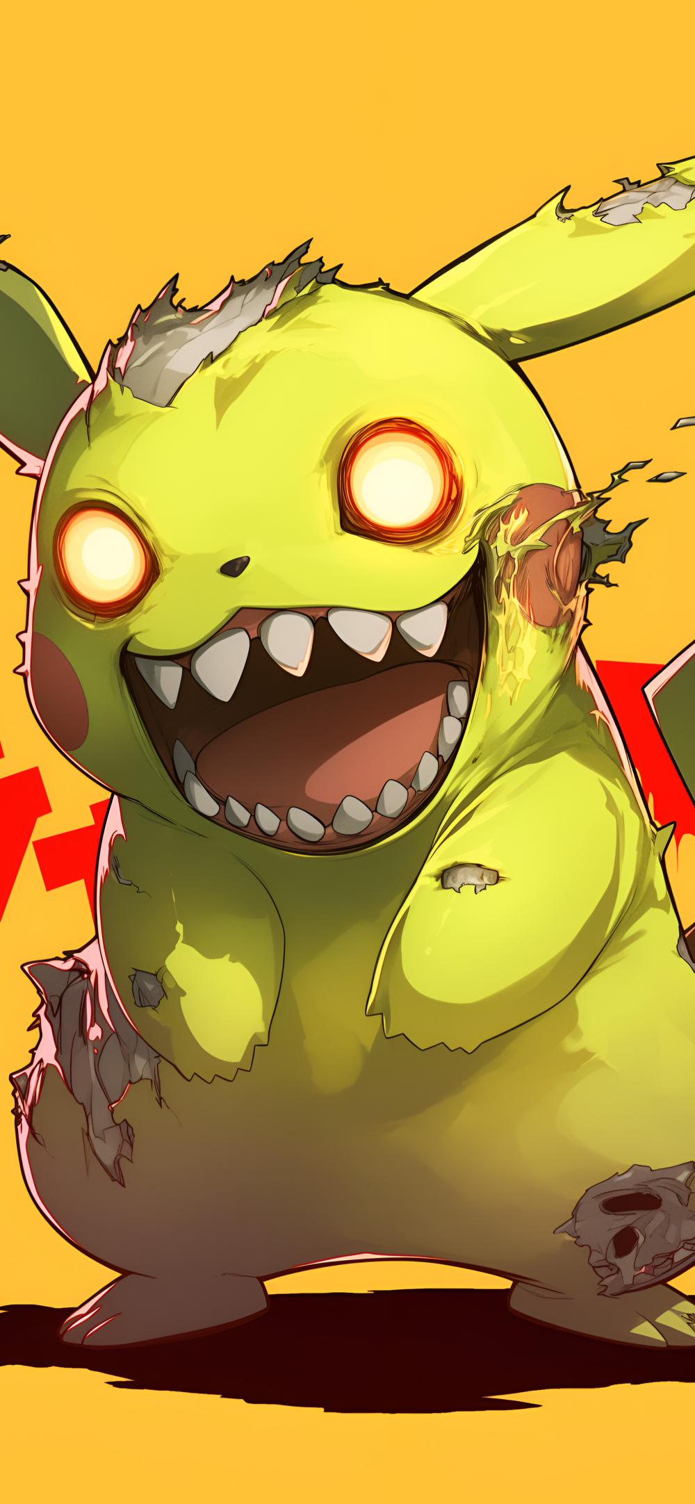 Download Zombie Pikachu Halloween Horror