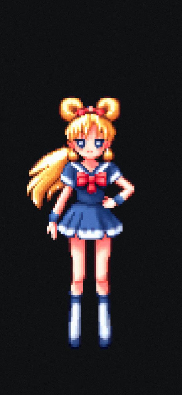 Download Sailor Moon Usagi Pixel Art