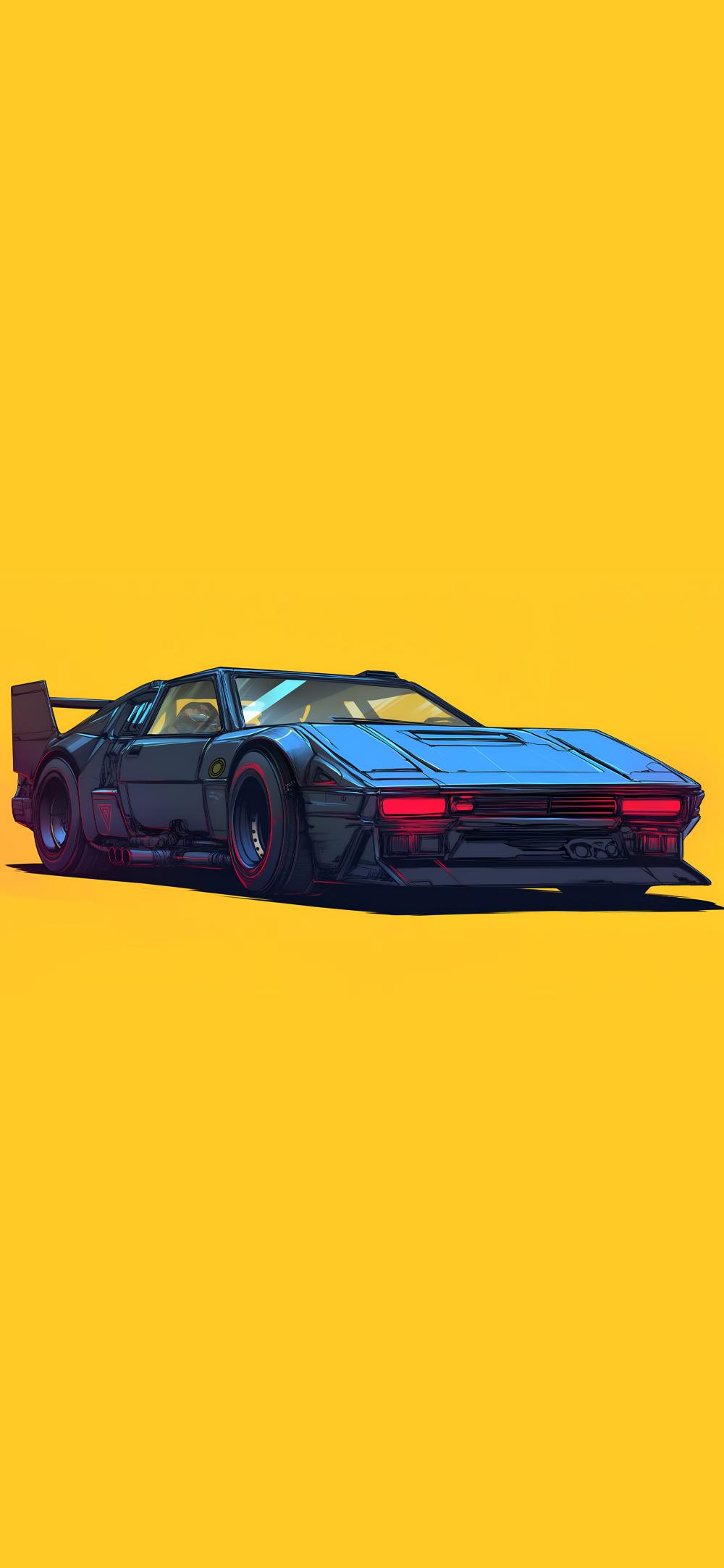 Download Retro Futuristic Car