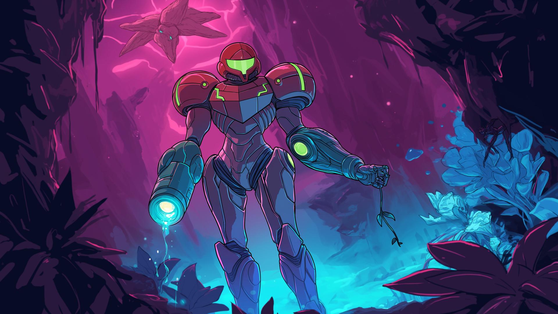 Download Samus Aran Metroid Alien Planet Desktop Wallpaper