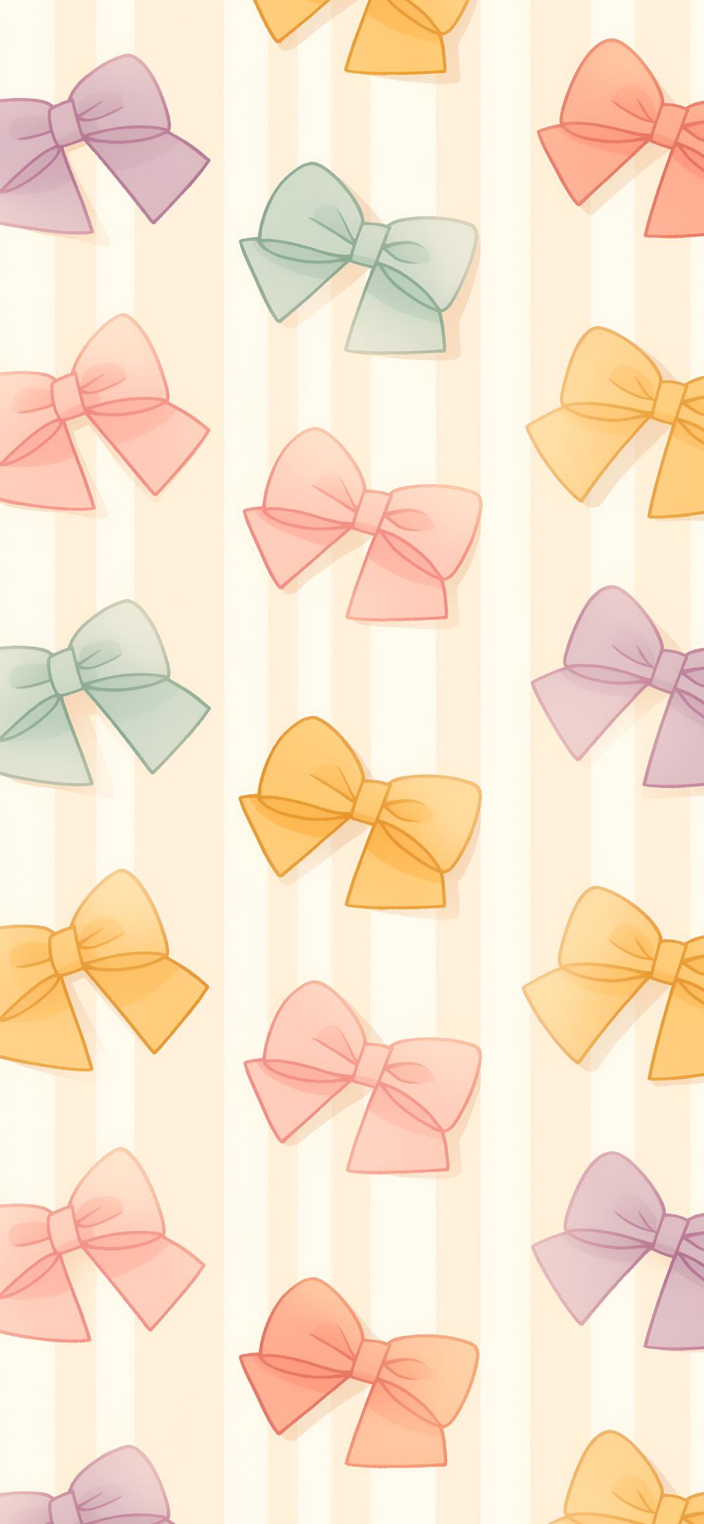 Download Pastel Bow Tie Pattern