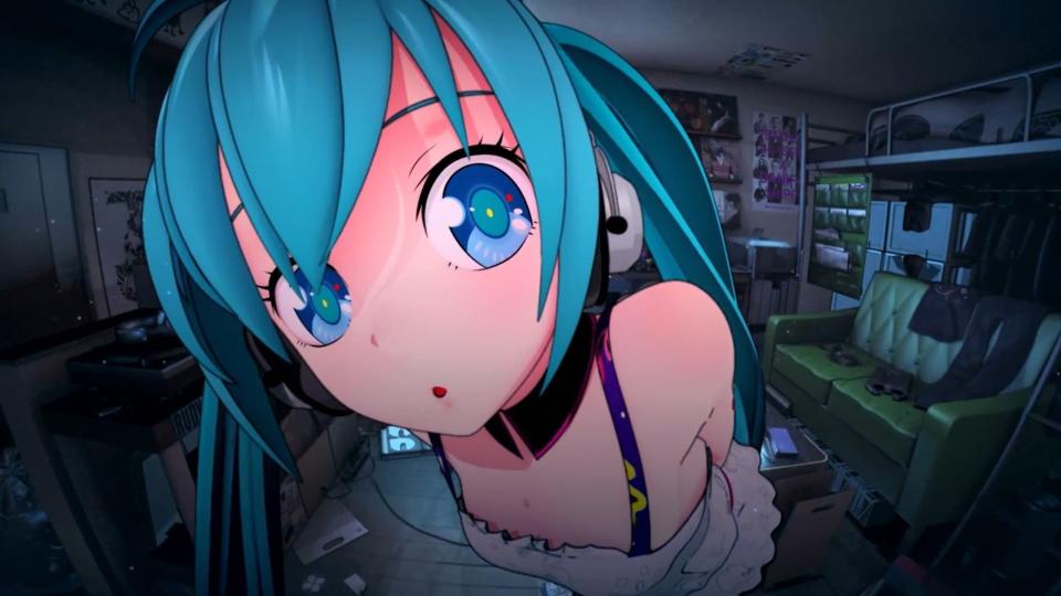 Download girl anime character Hatsune