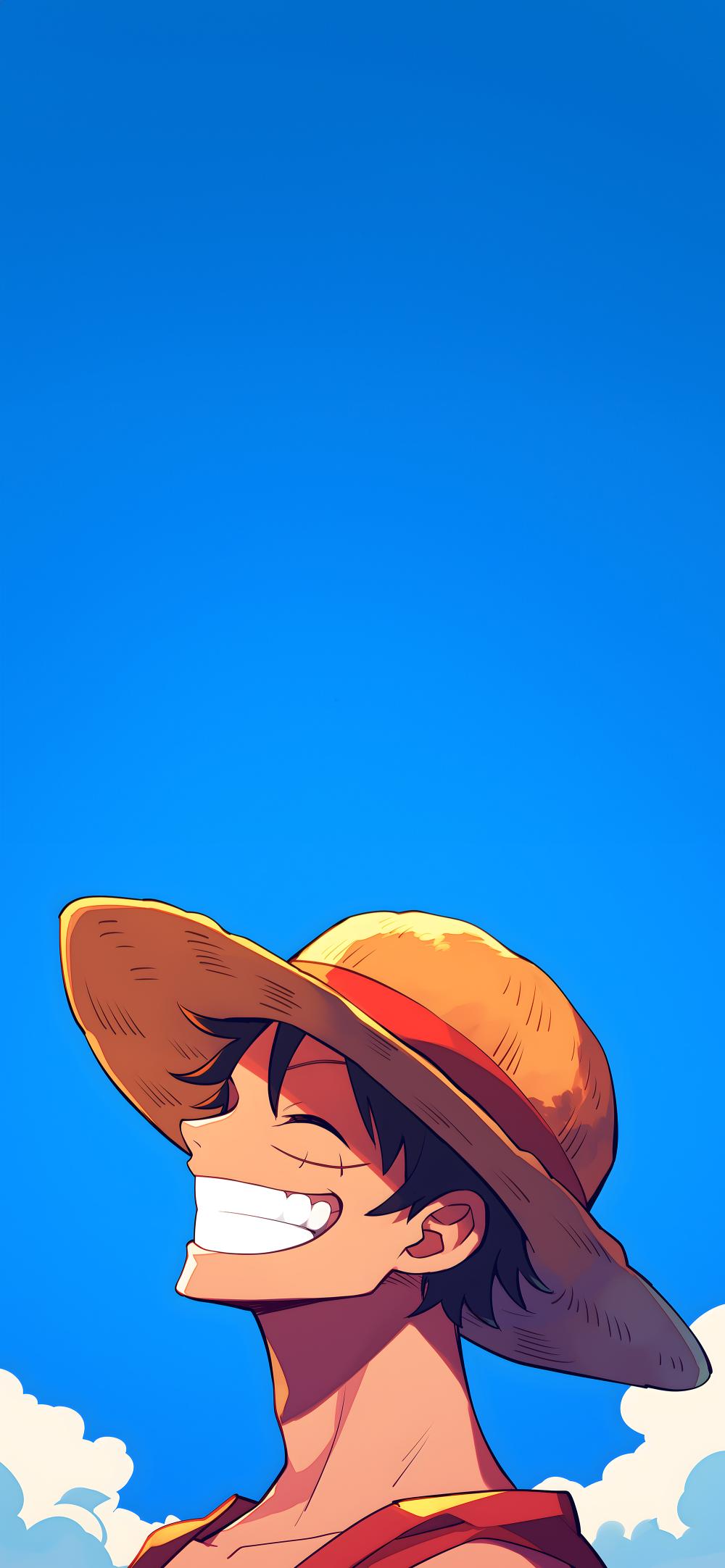 Download Monkey D Luffy Blue Cool Anime