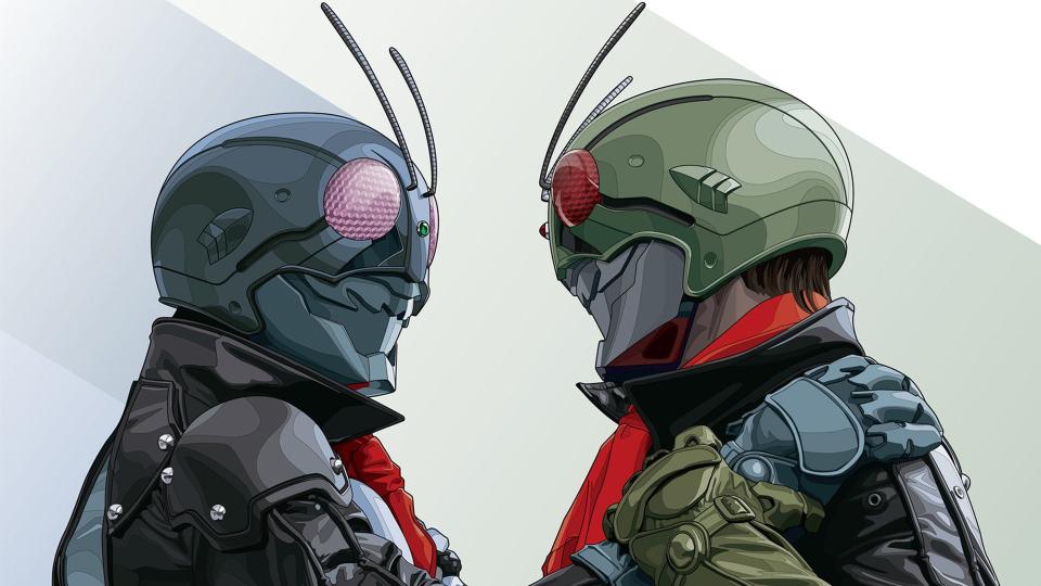 Download Anime Kamen Rider helmet